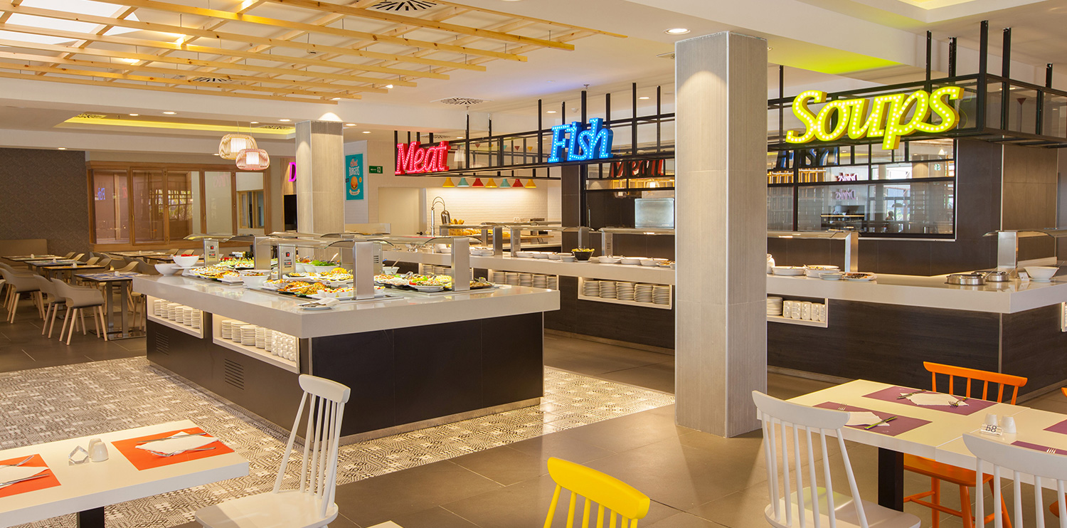  Iconic image of the Abora Continental by Lopesan Hotels hotel buffet in Playa del Inglés 